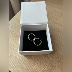Mejuri mixed large tube hoops